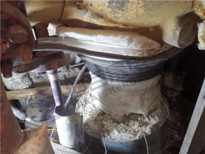 接缸高压变径管道中频热处理